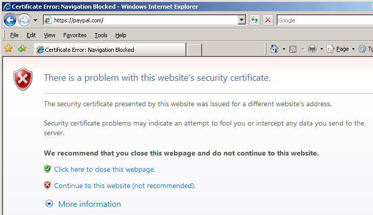 SSL Error